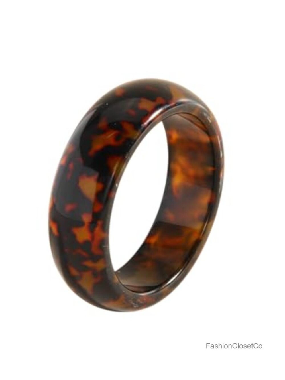 Acrylic Geometric Statement Bangle Bracelet Cuff
